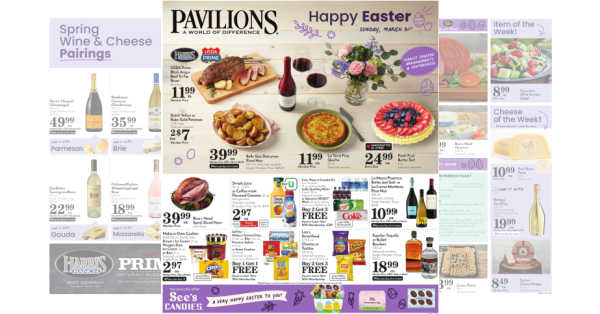 Pavilions Weekly Ad (3/27/24 – 4/2/24) Early Ad Preview