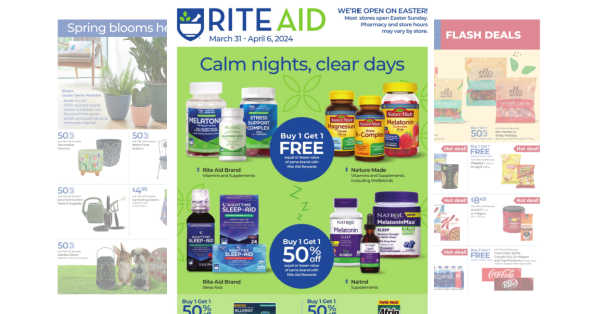 Rite Aid Weekly Ad (3/31/24 – 4/6/24) Preview