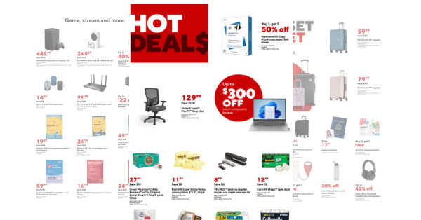 Staples Weekly Ad (3/31/24 - 4/6/24)