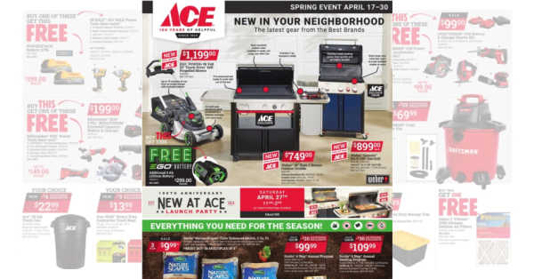 Ace Hardware Ad (4/17/24 – 4/30/24) Early Sales Preview