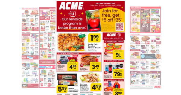 Acme Weekly Ad (4/26/24 – 5/2/24) Early Preview