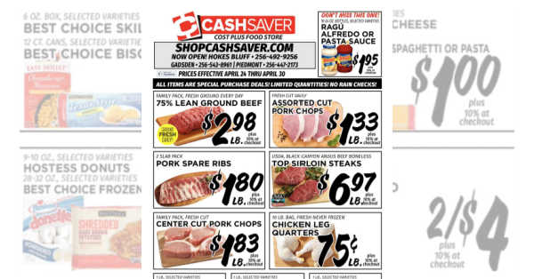 Cash Saver Ad (4/24/24 - 4/30/24) Weekly Preview