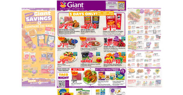 Giant Weekly Ad (4/26/24 – 5/2/24) Early Ad Preview