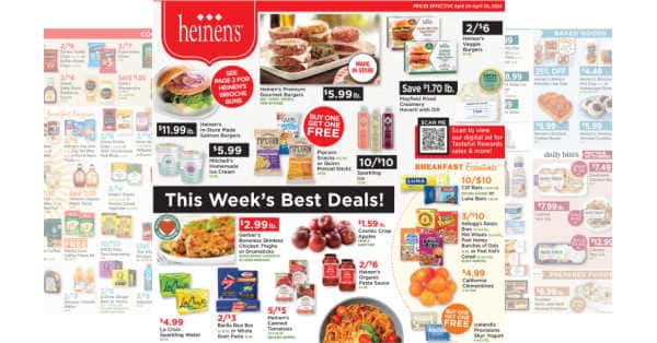 Heinen’s Weekly (4/24/24 – 4/30/24) Ad Preview