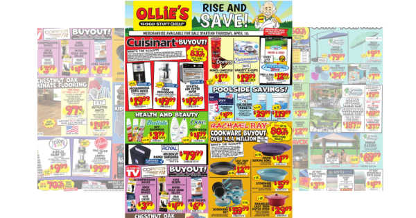 Ollie’s Weekly Ad (4/18/24 – 4/24/24) Early Preview!