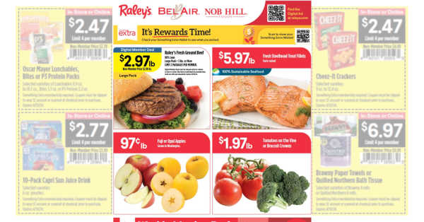 Raley's Weekly Ad (4/24/24 – 4/30/24) Nob Hill Ad