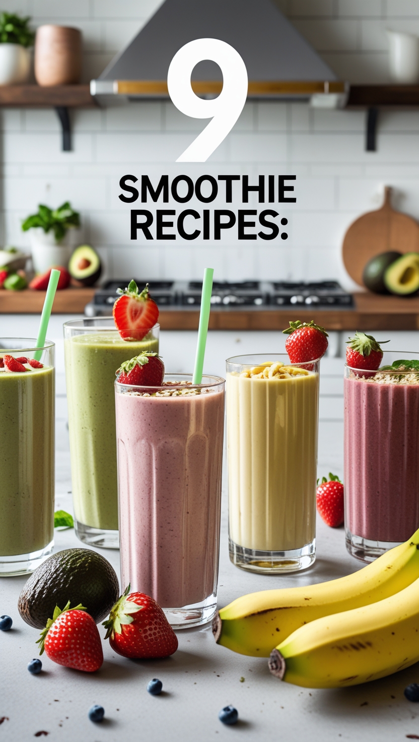 9 Deliciously Yummy Smoothie Recipes