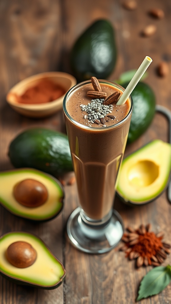 Chocolate Avocado Smoothie