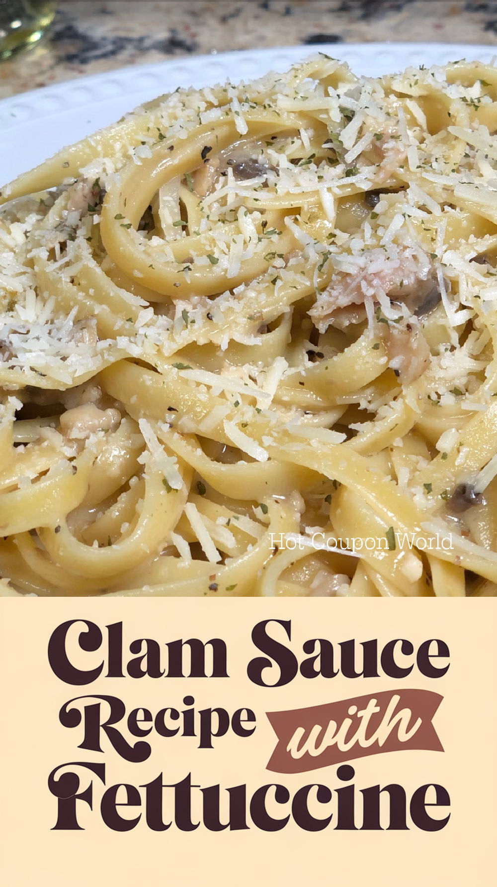Clam Sauce Recipe With Fettuccine (Quick & Easy)