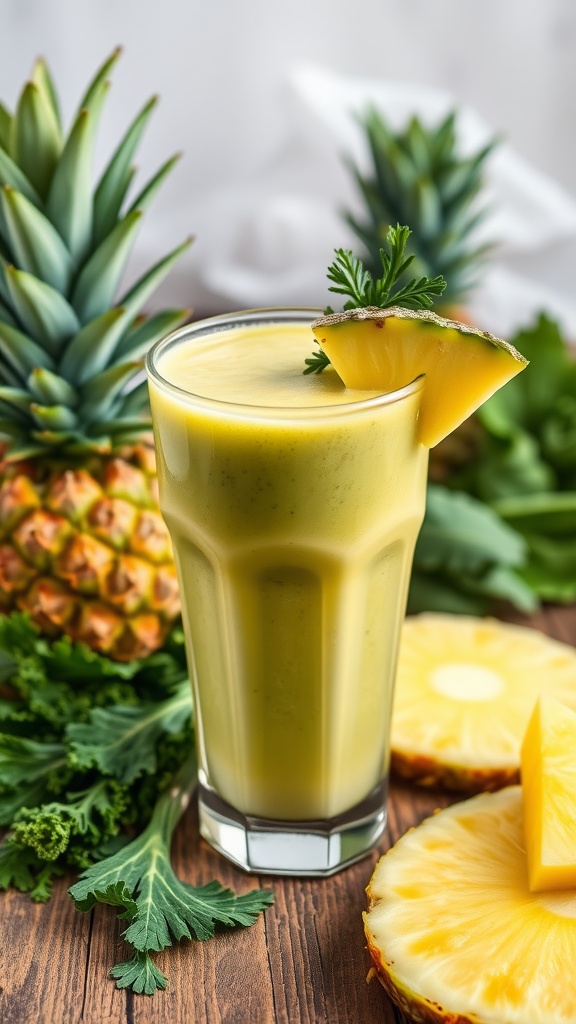 Pineapple Kale Smoothie