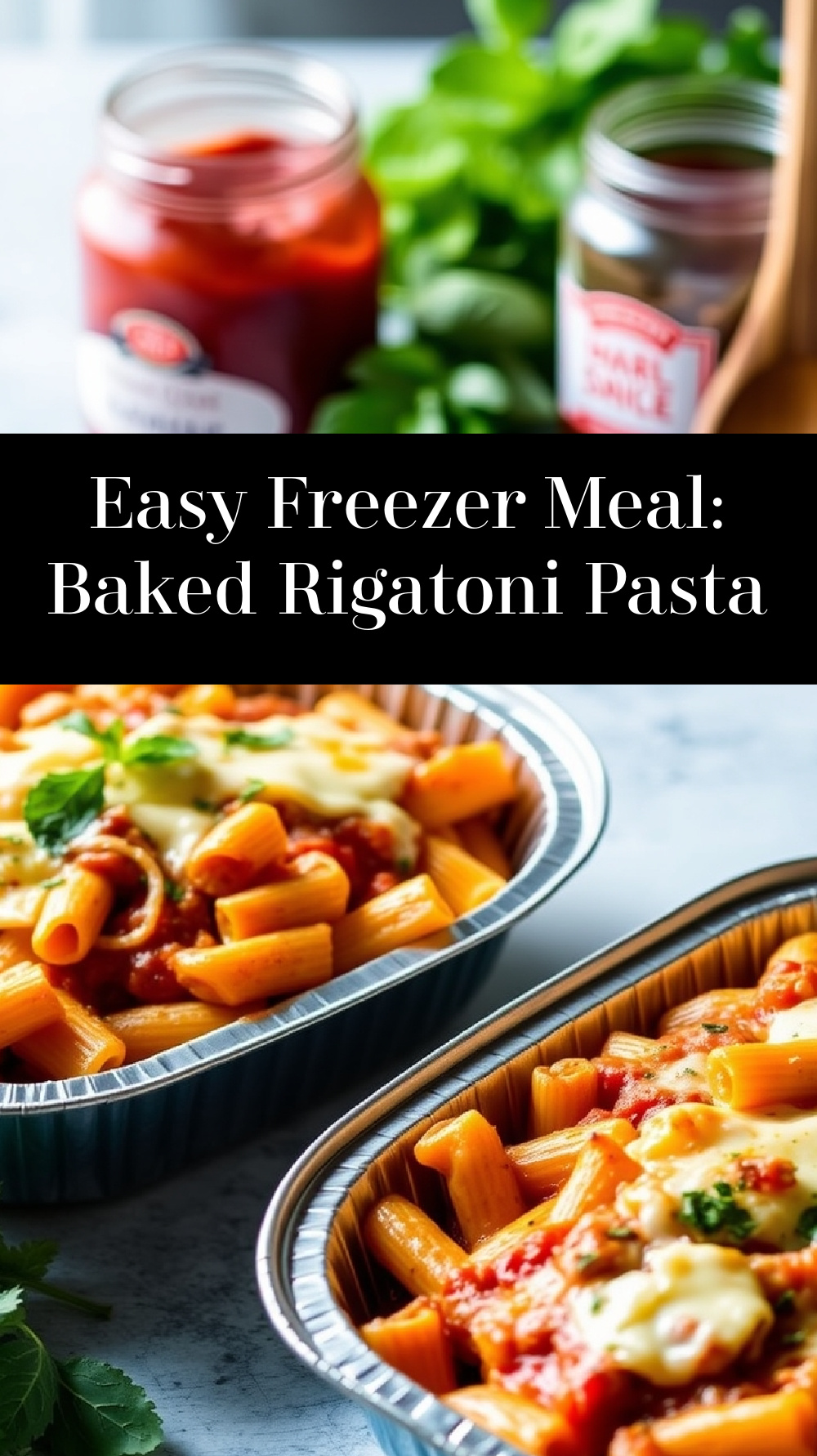 Baked Rigatoni pasta