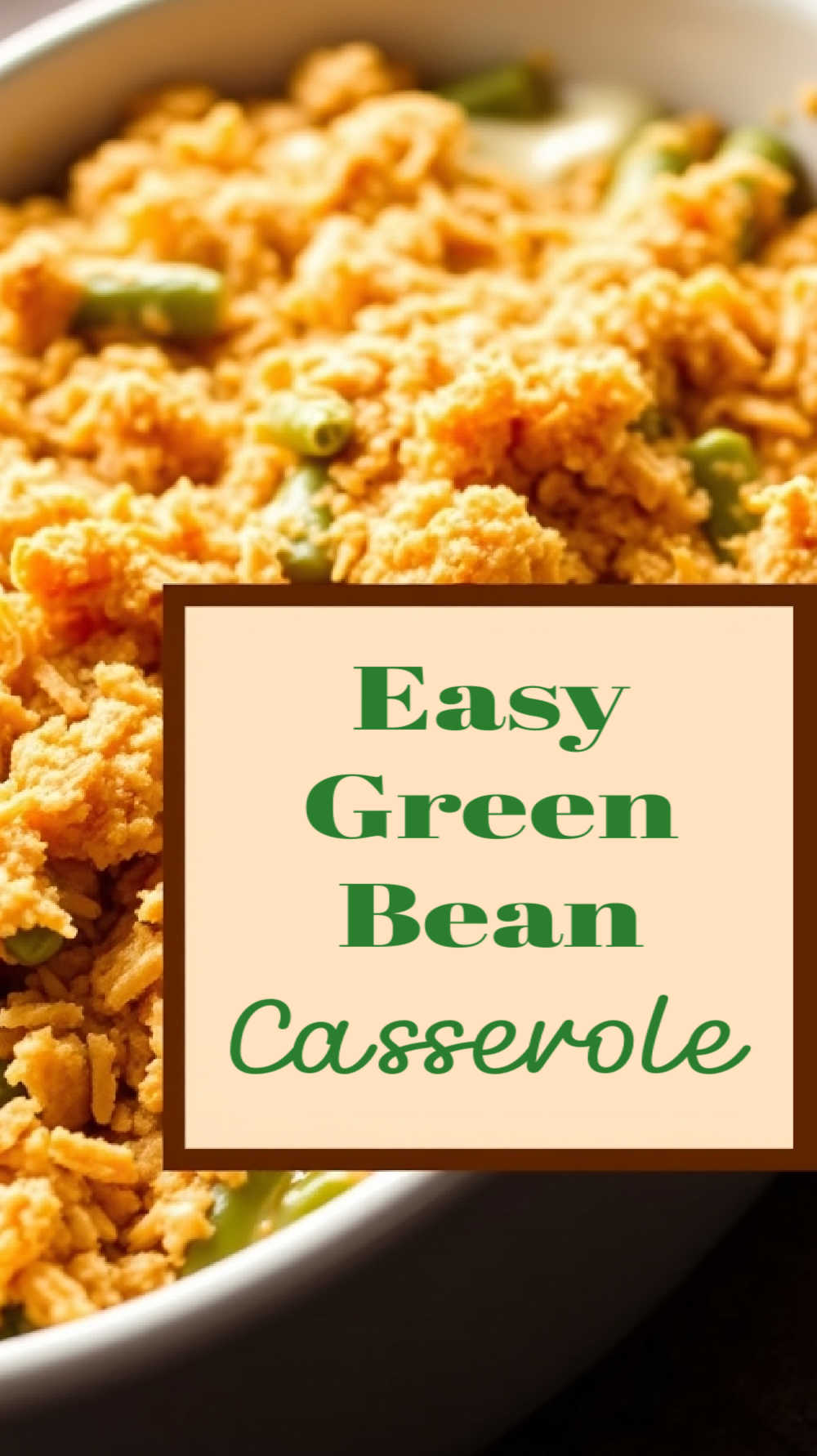 Easy green bean casserole