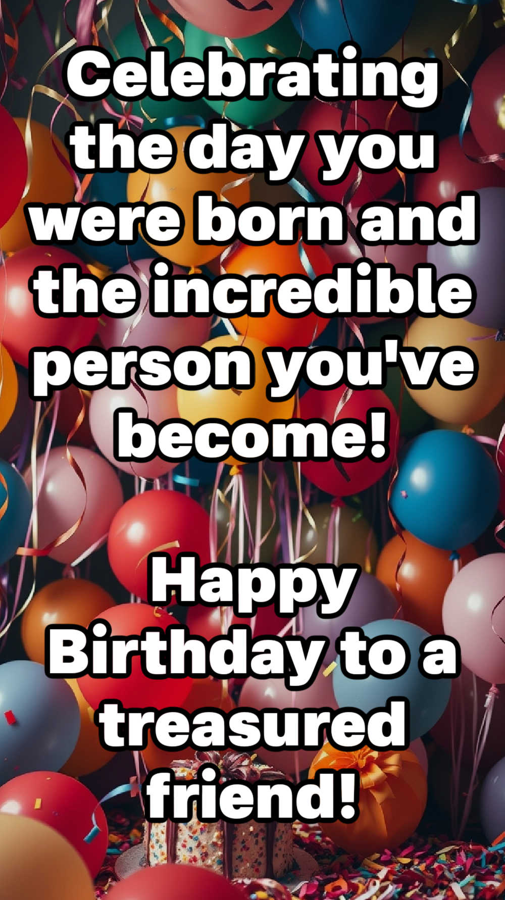 Celebrating the day you were born and the incredible person you've become. Happy Birthday to a treasured friend!