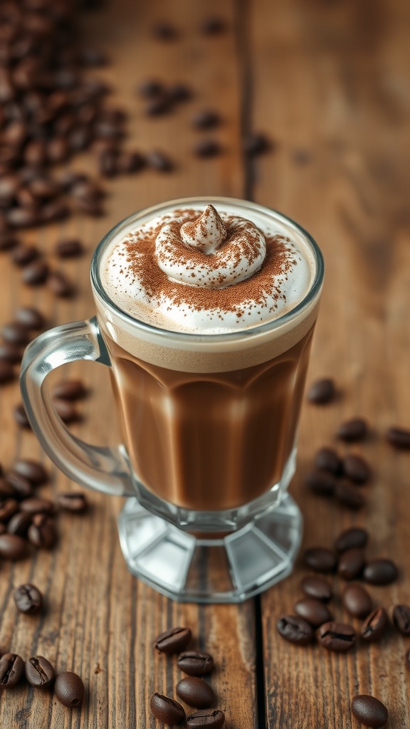chocolate dalgona coffee