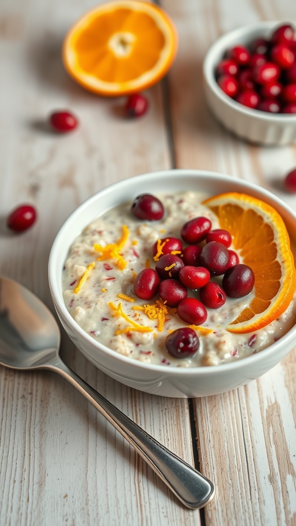 cranberry orange overnight oats
