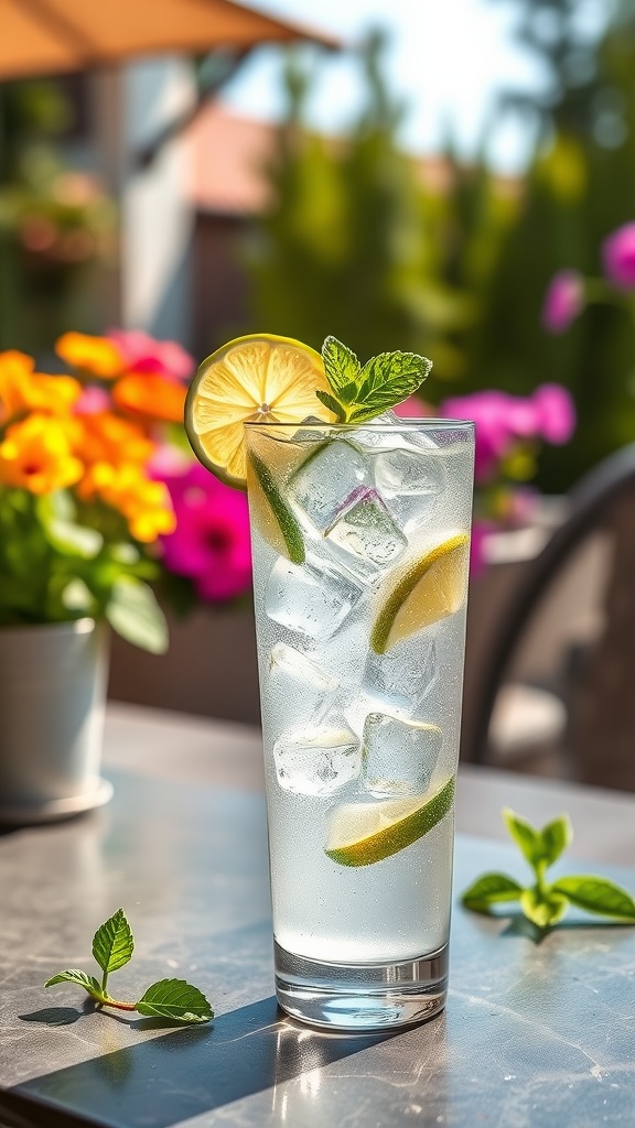 Gin and Tonic drink recipe