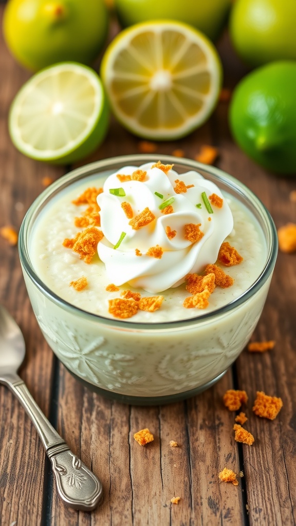 key lime pie overnight oats