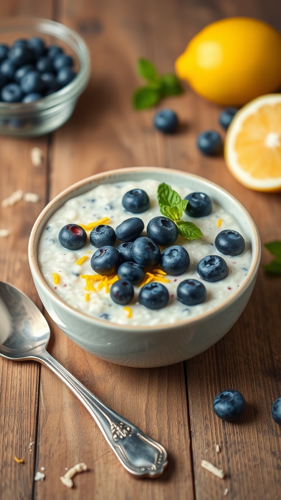 lemon blueberry overnight oats