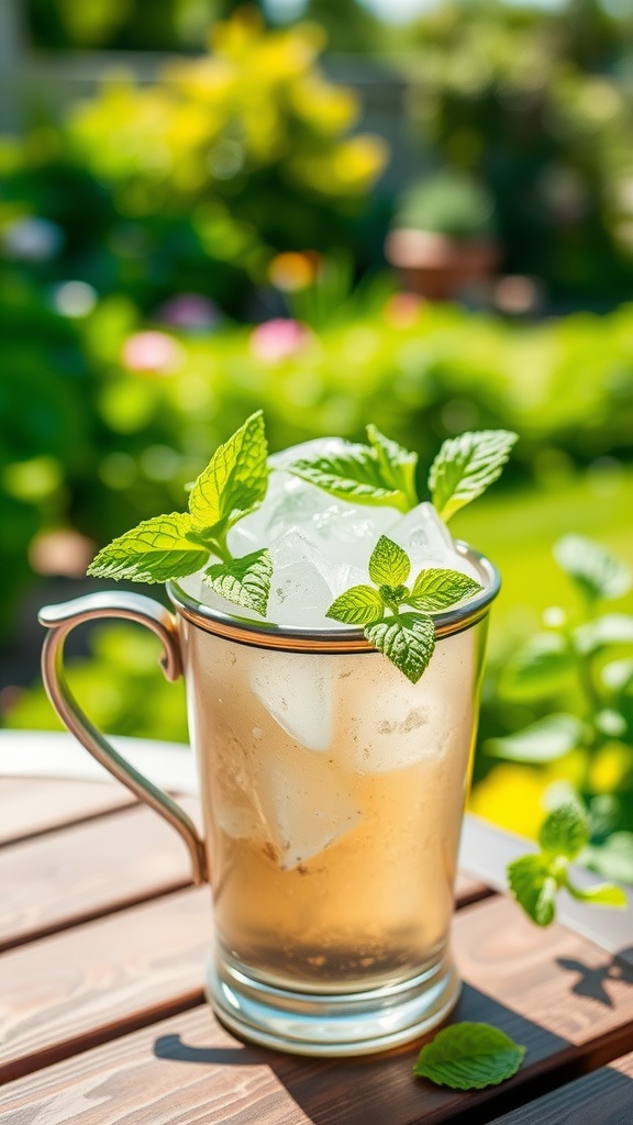 mint julep drink recipe
