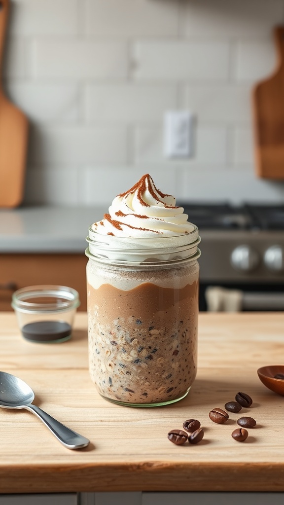 mocha overnight oats