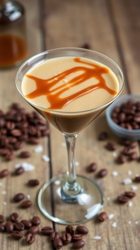 salted caramel espresso martini