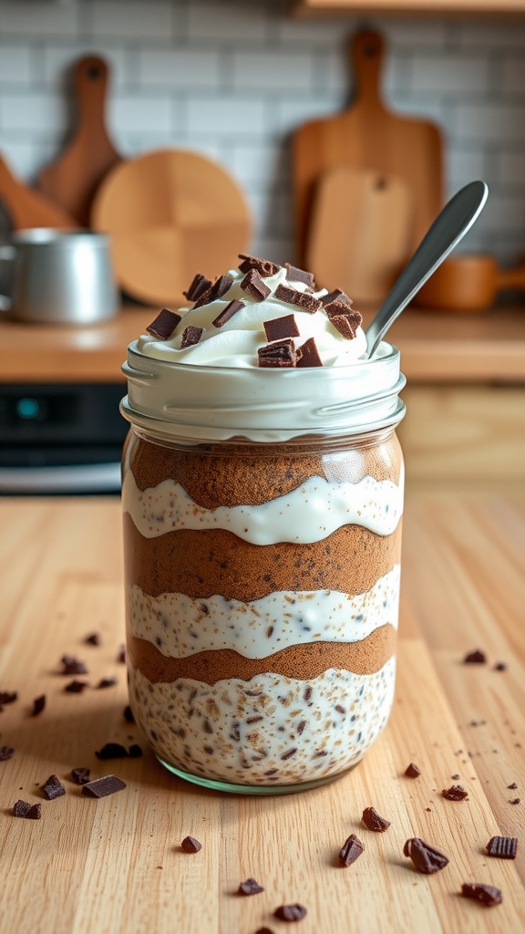tiramisu overnight oats