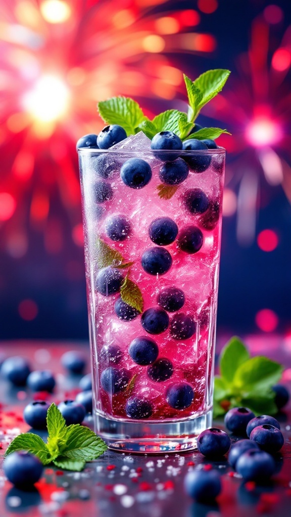 blueberry mint julep