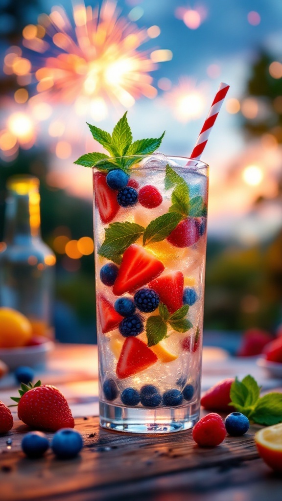 fourth of july mojito