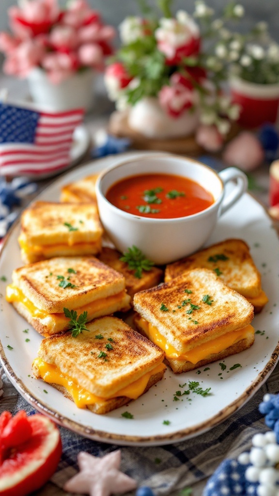 Mini Grilled Cheese Sandwiches