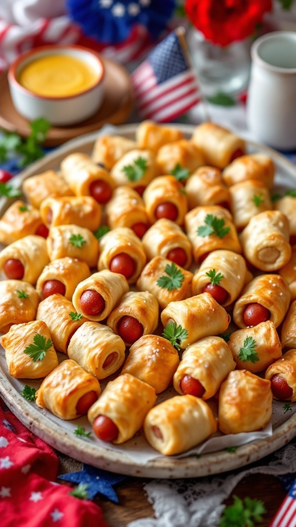 Mini Hot Dogs Or Pigs In A Blanket
