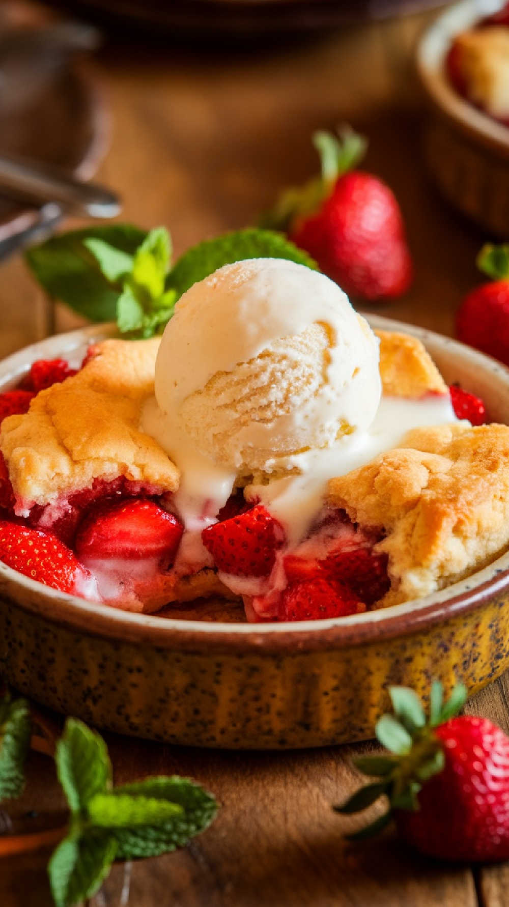 Strawberry Cobbler