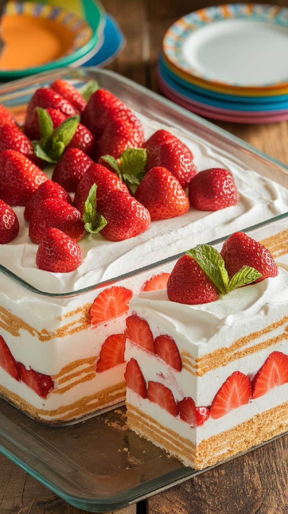 Strawberry Icebox Cake