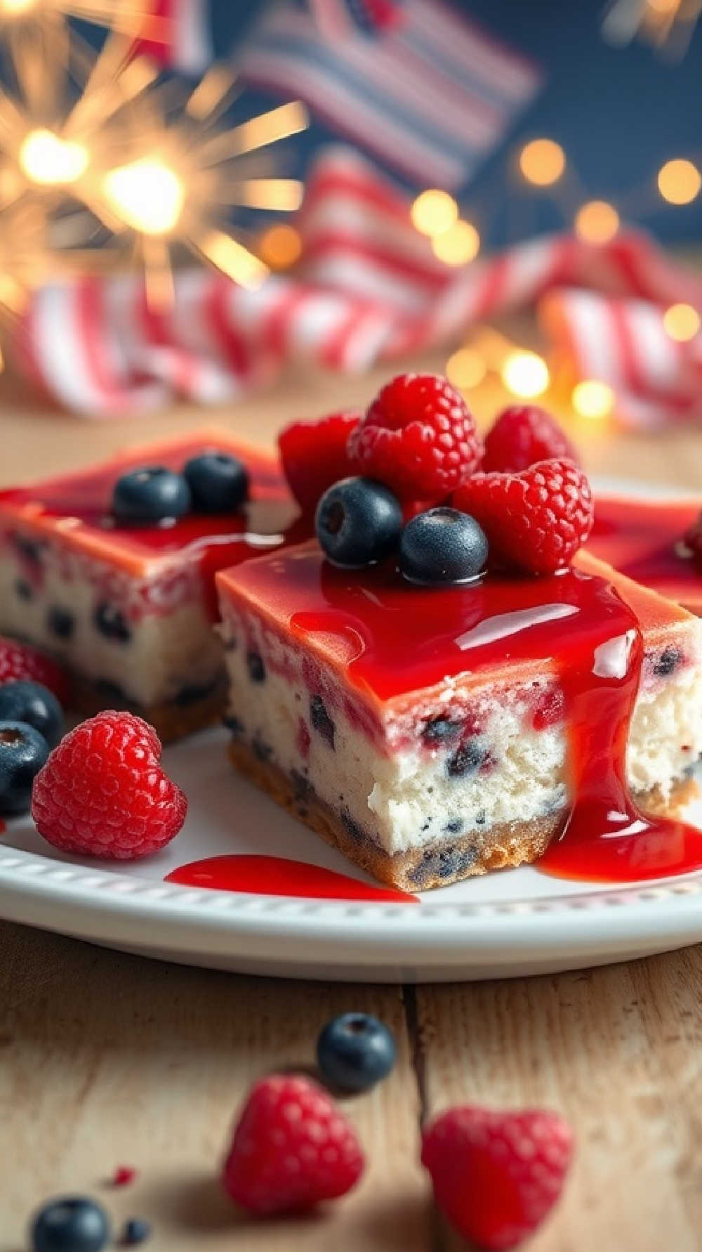 Berry Cheesecake Bars