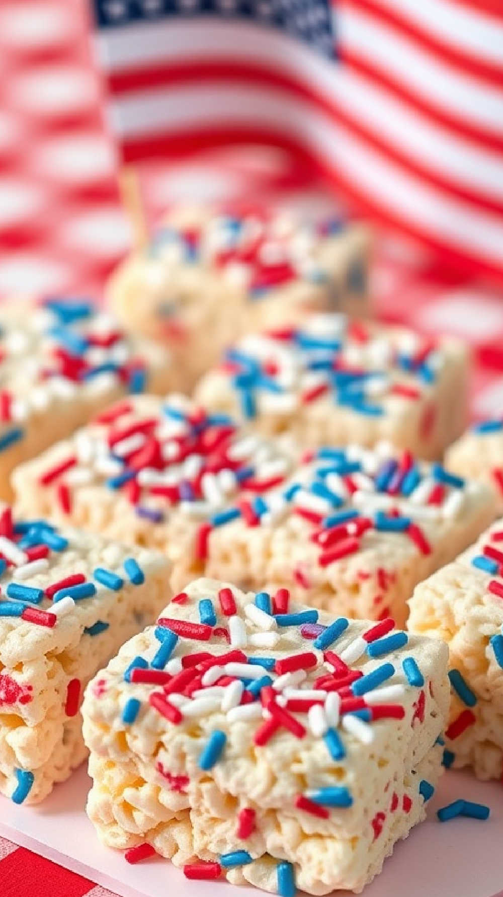 Patriotic Rice Krispie Treats