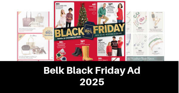 Belk Black Friday Ad 2025