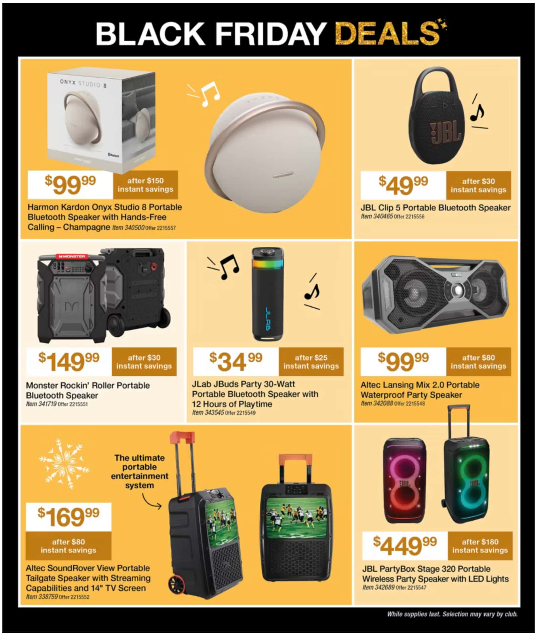 BJ's Black Friday Ad 2025