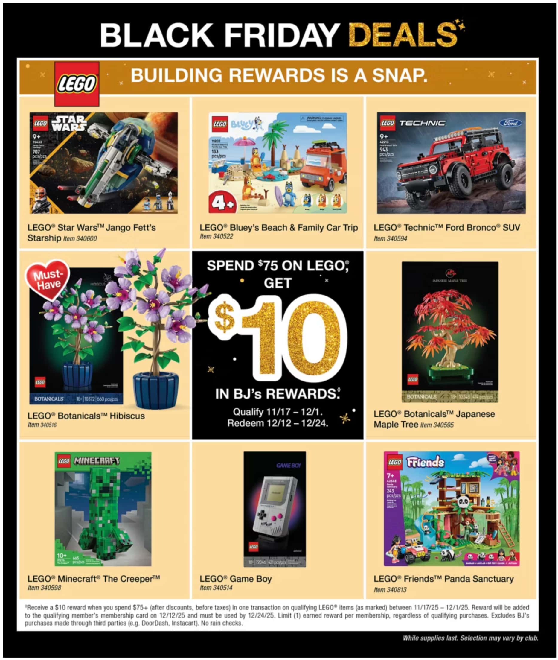 BJ's Black Friday Ad 2025