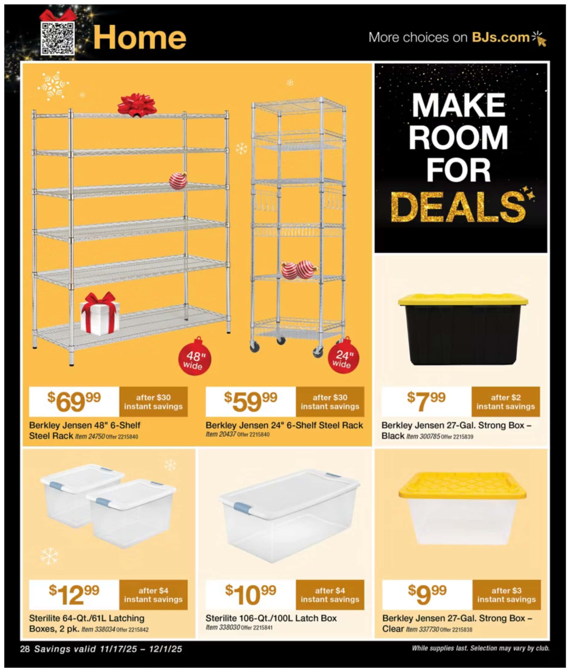 BJ's Black Friday Ad 2025
