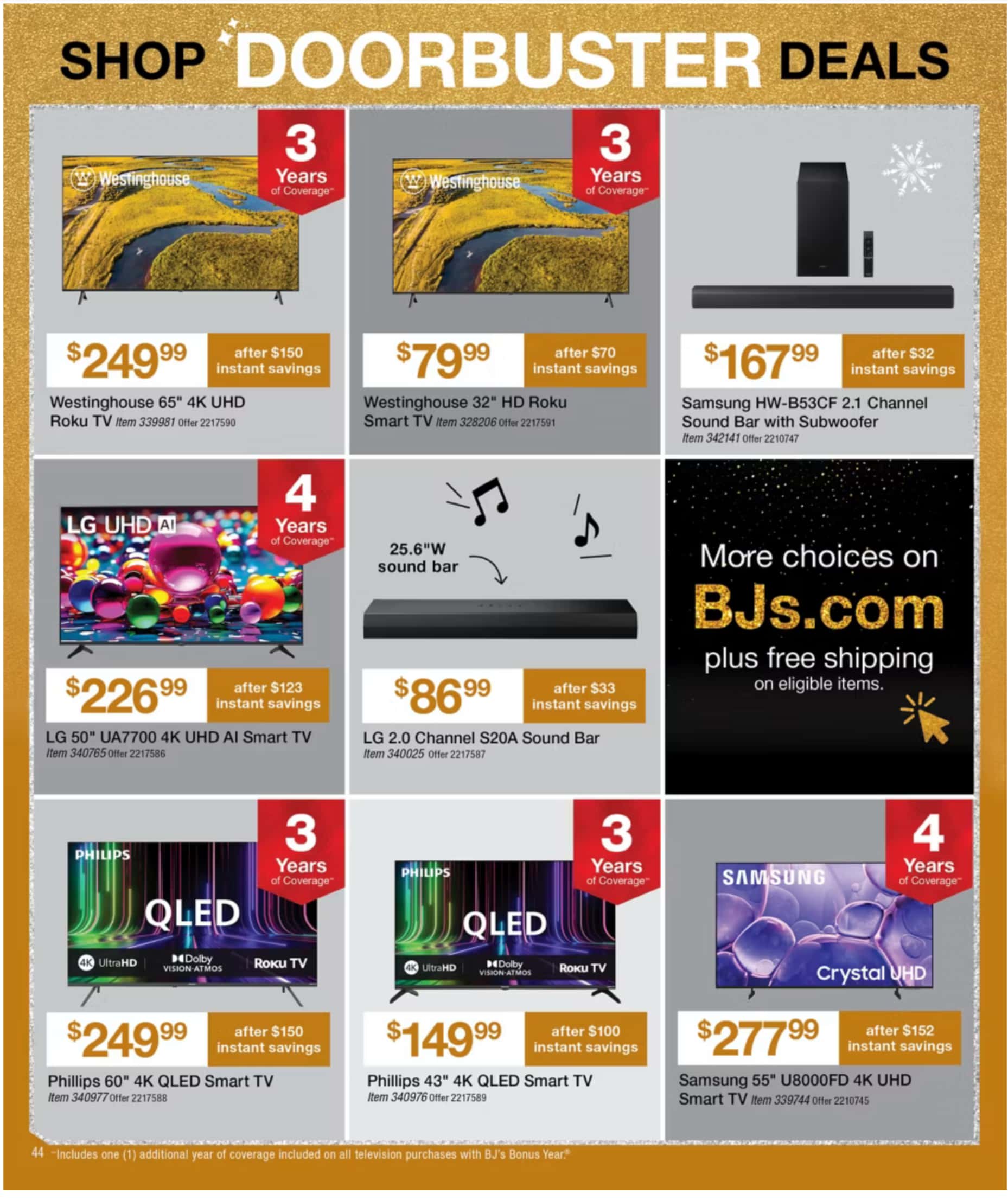 BJ's Black Friday Ad 2025