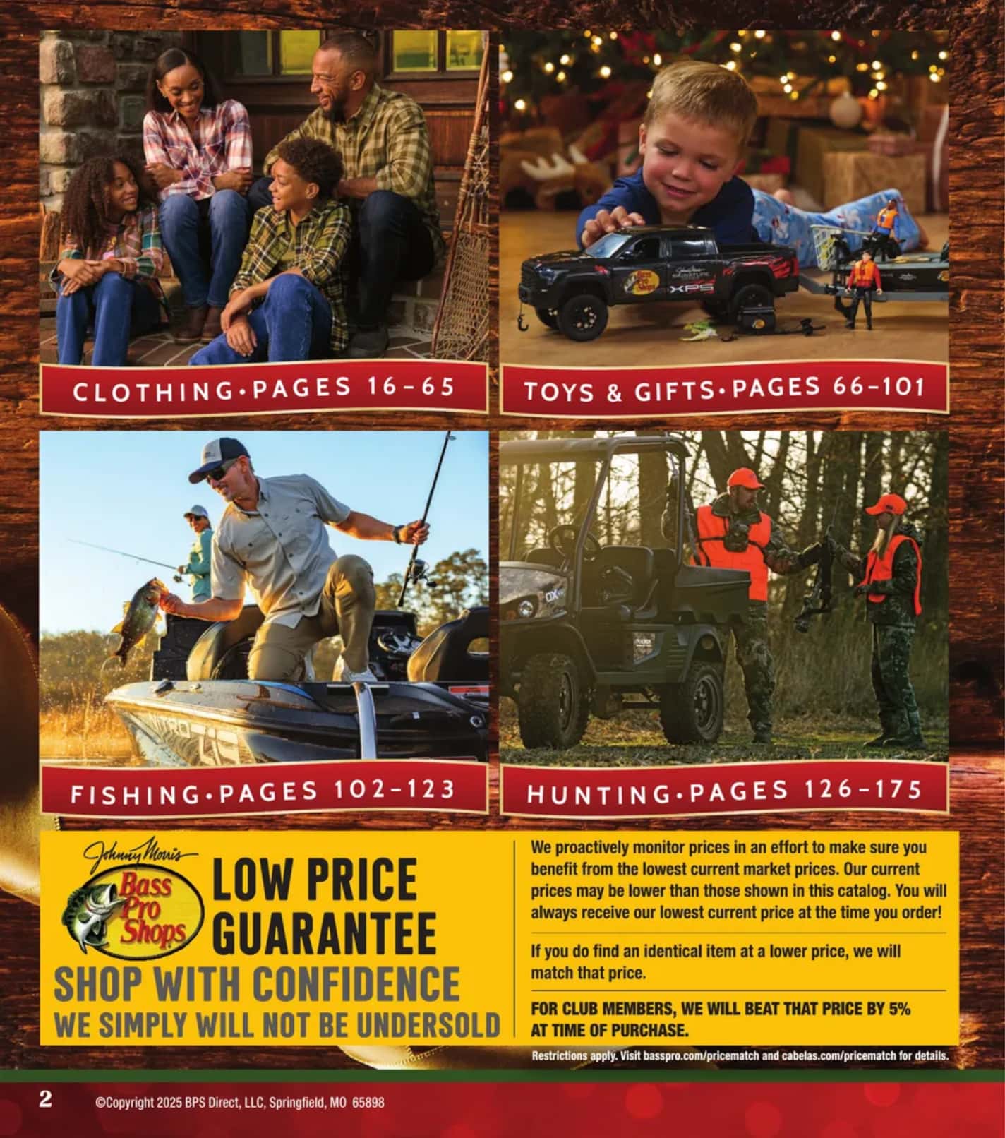 Cabelas and Bass Pro Christmas Catalog 2025