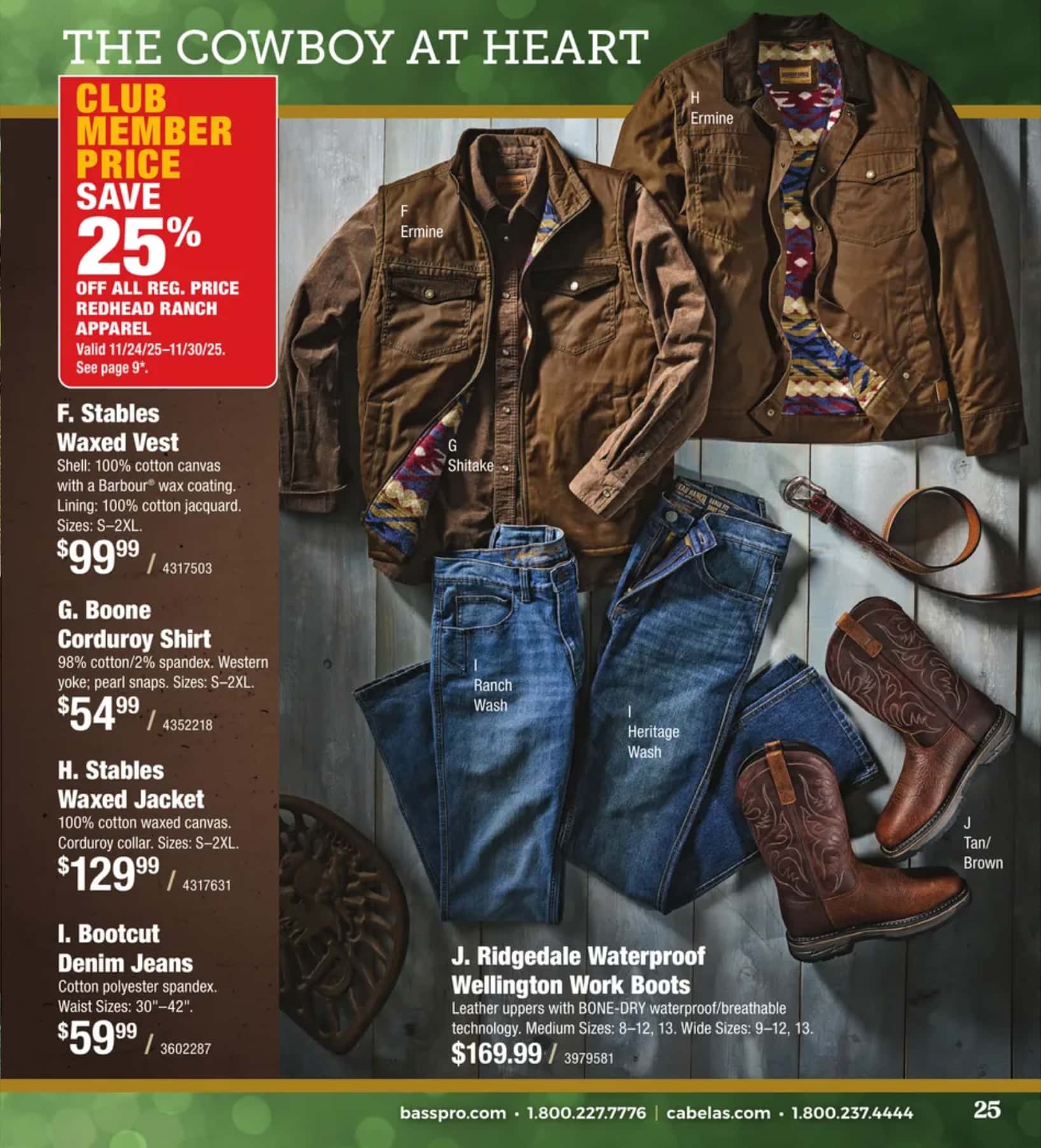 Cabelas and Bass Pro Christmas Catalog 2025