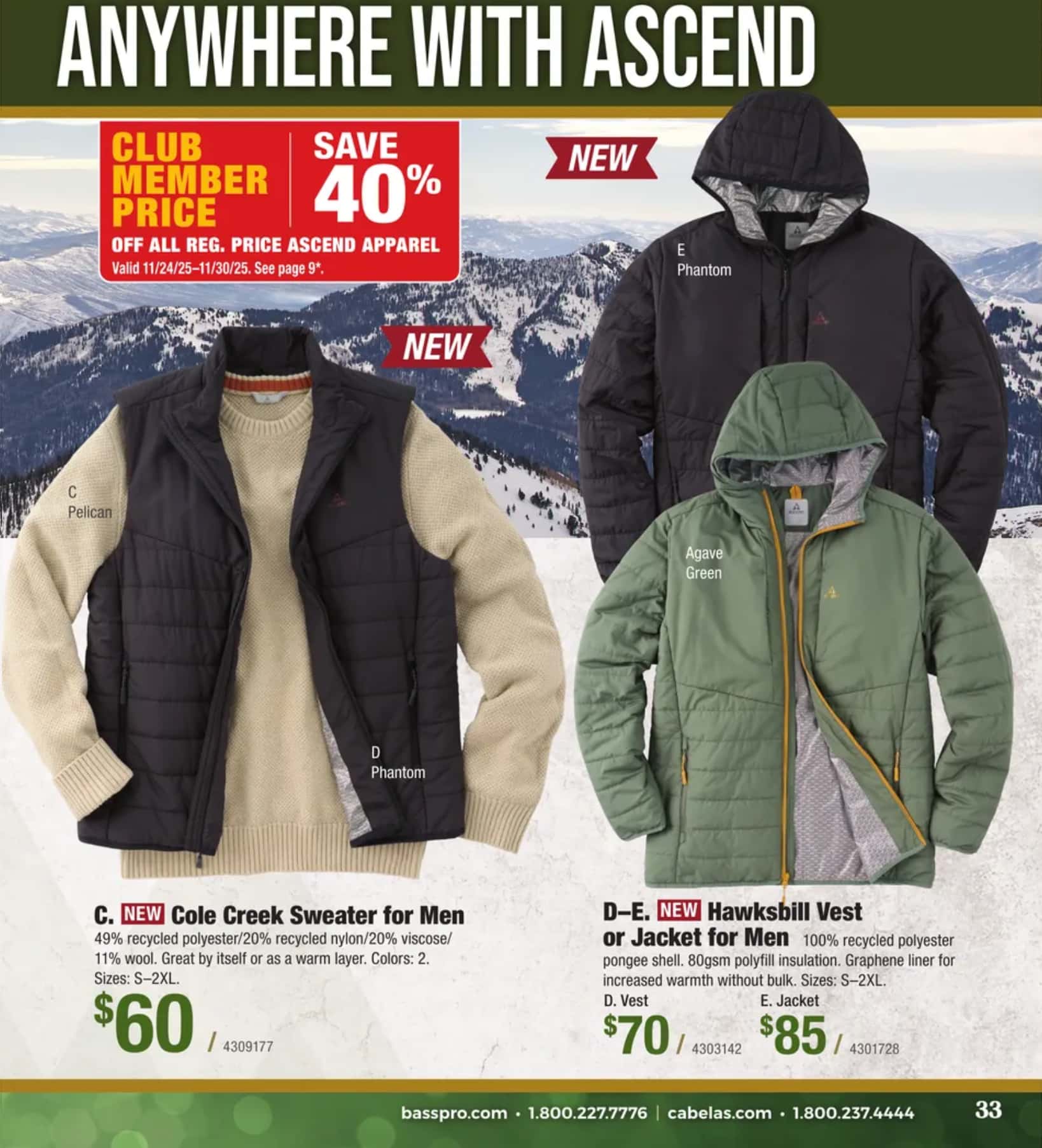 Cabelas and Bass Pro Christmas Catalog 2025