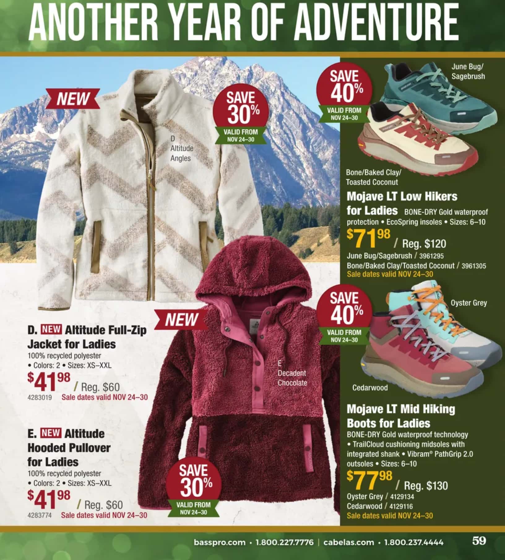 Cabelas and Bass Pro Christmas Catalog 2025