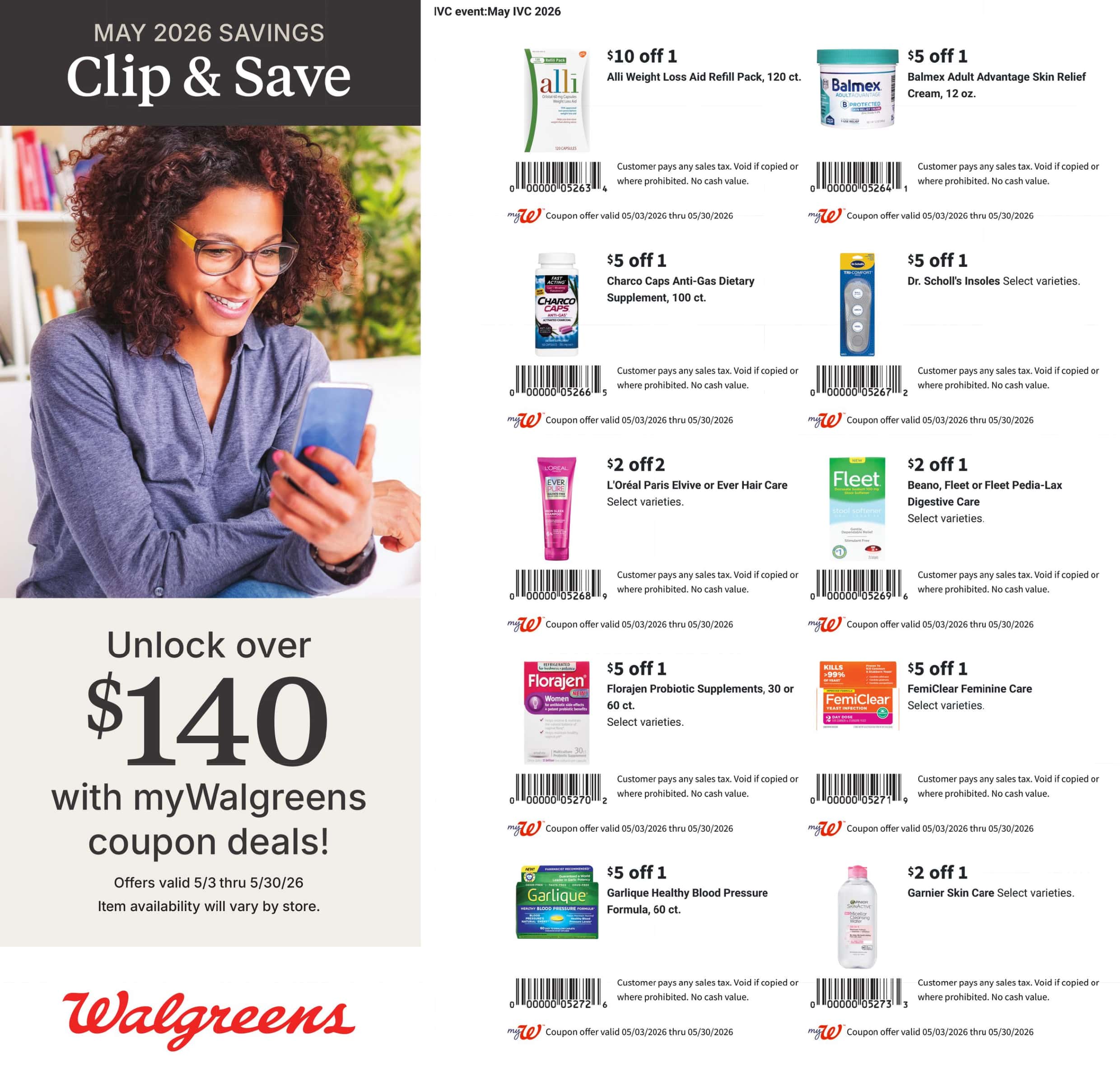 Walgreens May Coupon Book