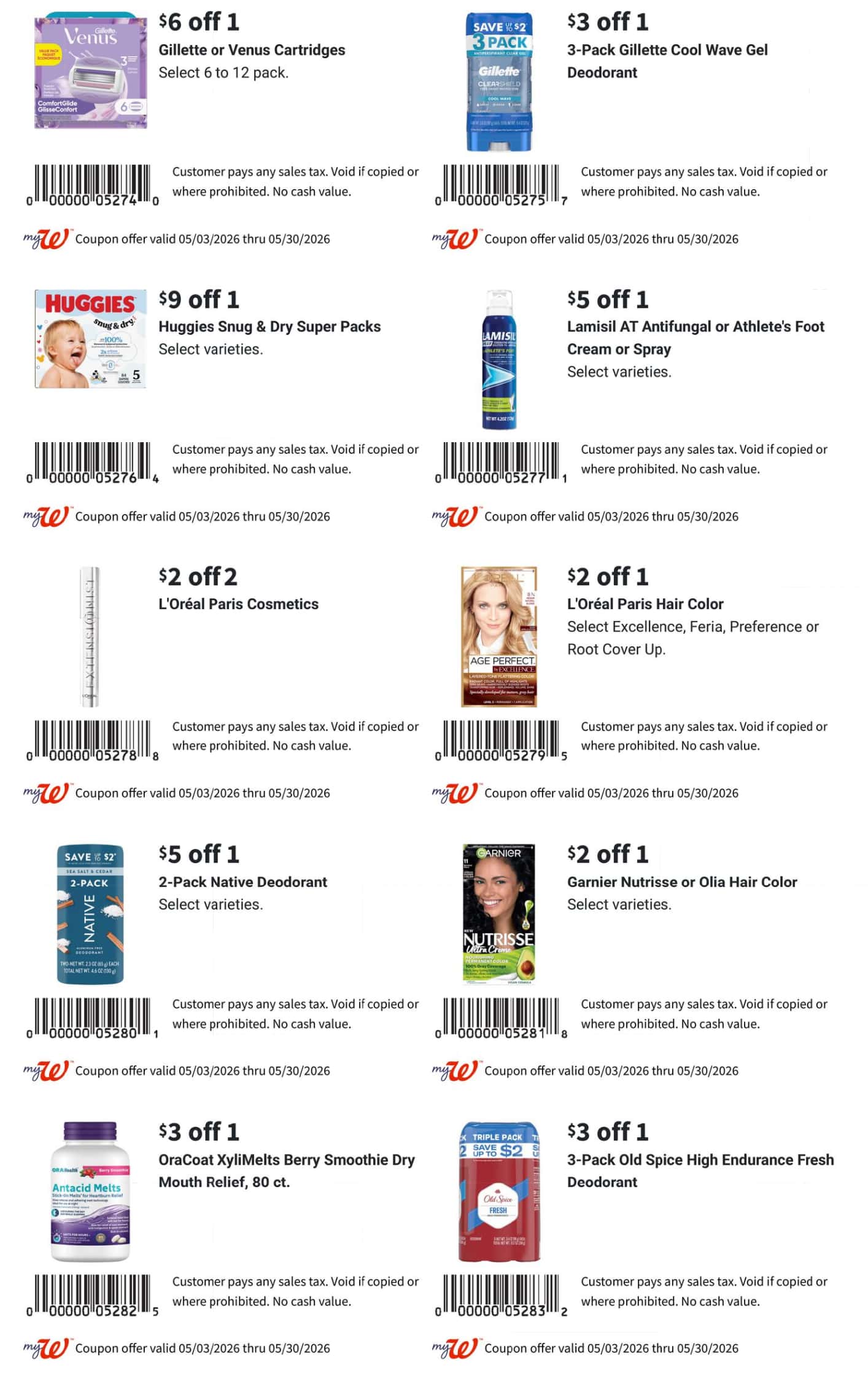 Walgreens May Coupon Book