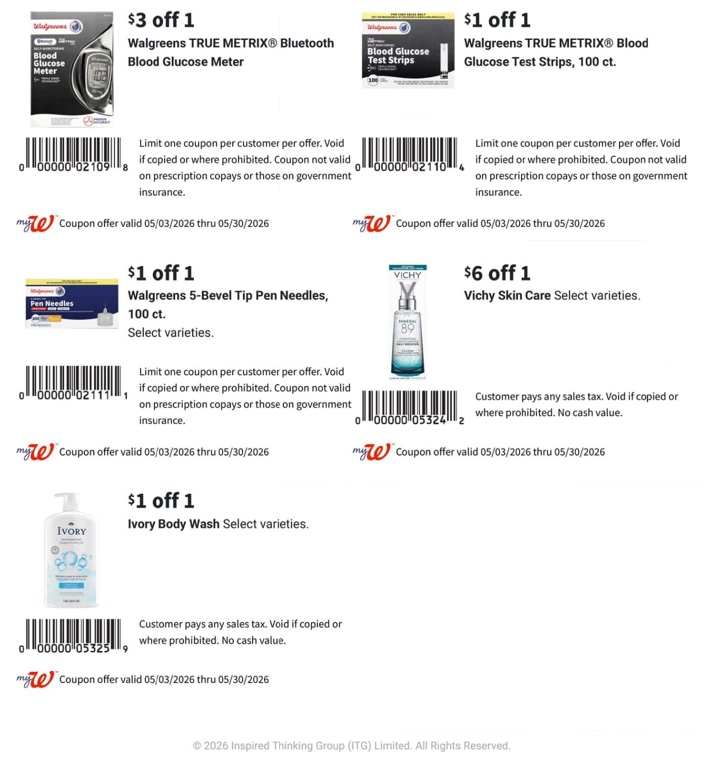Walgreens May Coupon Book