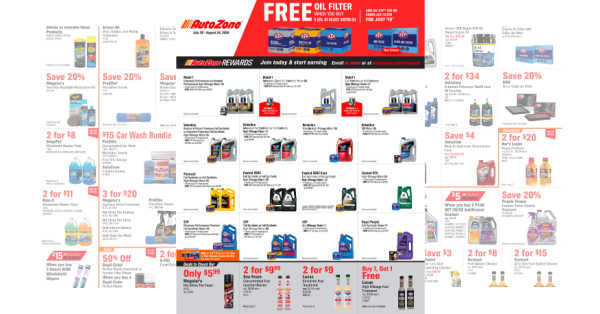 AutoZone Monthly Ad (7/28/25 – 8/24/26)