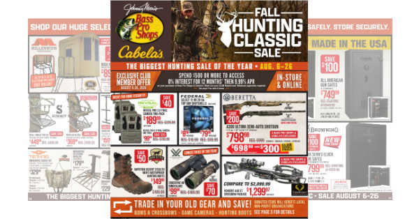 Bass Pro Shop Ad (8/6/26 - 8/26/26)
