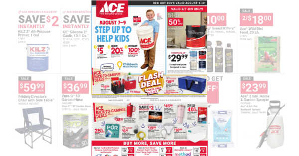 Ace Hardware Ad (8/1/26– 8/31/26) Early Sales Preview