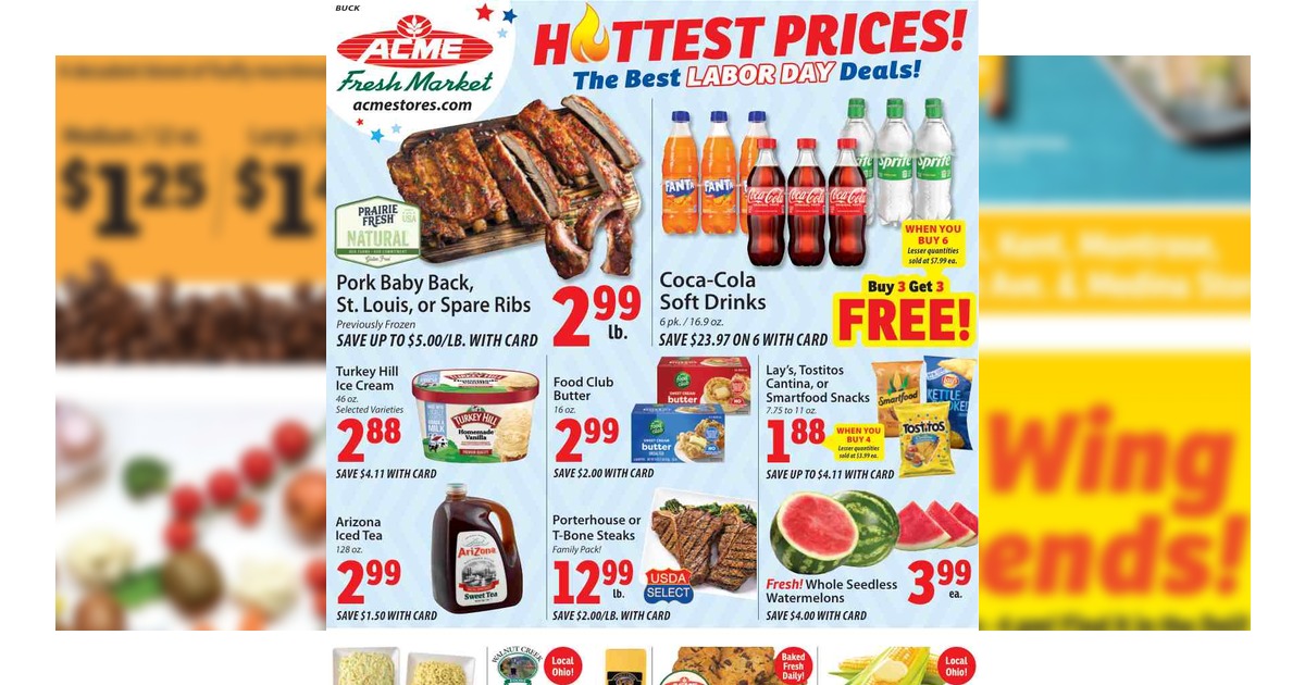 Acme Fresh Market Weekly Ad (9/3/26 – 9/9/26) Preview
